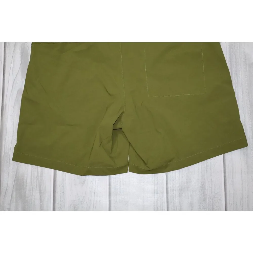NEW The North Face Basin Shorts 7in Inseam Olive Green Mens Sz 36 Active Outdoor